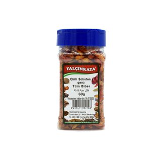 Chilischoten (ganze Schoten) - 60g - PET Klein