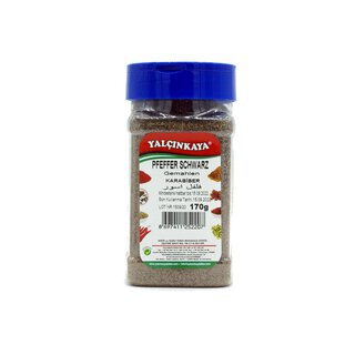 Pfeffer Schwarz (Pulver) - 170g - PET Klein