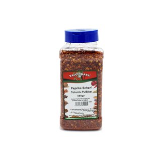 Paprika Scharf Pulbiber (gerebelt) - 450g - PET Gro�