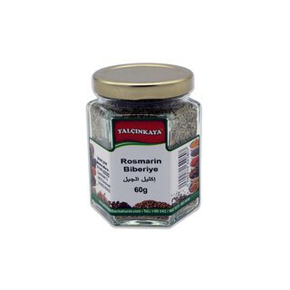 Rosmarin (gerebelt) - 60g - Glas