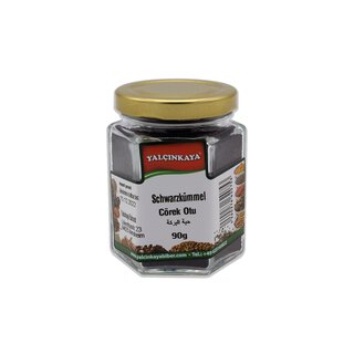 Schwarzkmmel (ganze Samen) - 90g - Glas