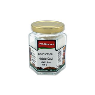 Kokosraspeln (geraspelt) - 55g - Glas