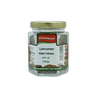 Leinsamen (Ganz) - 100g - Glas