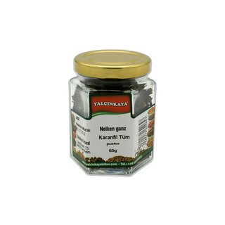 Nelken (ganze Gewrznelken) - 60g - Glas