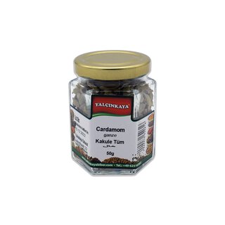 Kardamom Cardamom (ganze Samen) - 50g - Glas