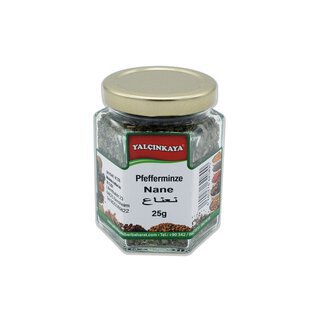 Pfefferminze (gerebelt) - 25g - Glas