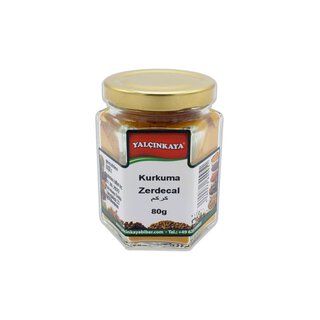 Kurkuma Curcuma (Pulver) - 80g - Glas