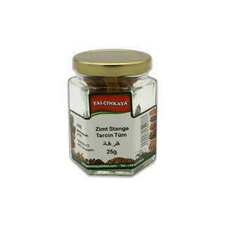 Zimt Stangen (ganze Stangen) - 25g - Glas