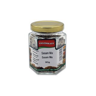Sesam Mix (ganze Samen) - 90g - Glas