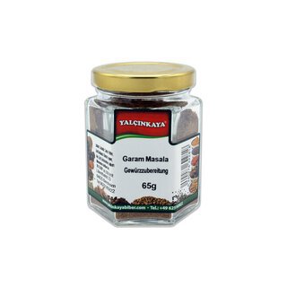 Garam Masala Gew�rz (Gew�rzmischung) - 65g - Glas