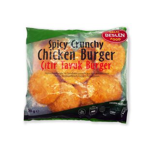 Beslen-Food - Crunchy Chicken Burger Spicy - 720g