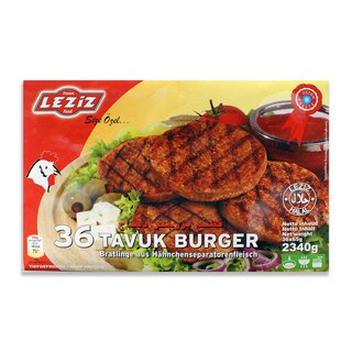 Leziz - 36er Burger Hähnchen - 2340g